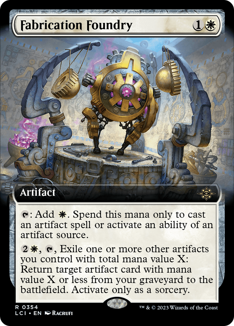 Fabrication Foundry (Extended Art) [The Lost Caverns of Ixalan] | Gear Gaming Fayetteville