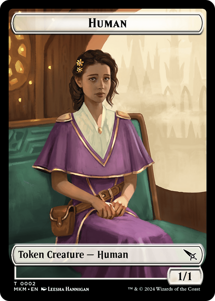 Human Token [Murders at Karlov Manor Tokens] | Gear Gaming Fayetteville