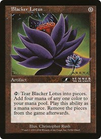 Blacker Lotus (Oversized) [Oversize Cards] | Gear Gaming Fayetteville