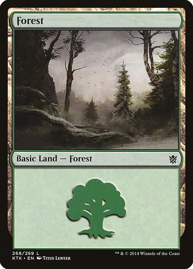 Forest (268) [Khans of Tarkir] | Gear Gaming Fayetteville