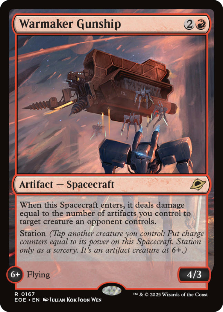 Warmaker Gunship [Edge of Eternities] | Gear Gaming Fayetteville