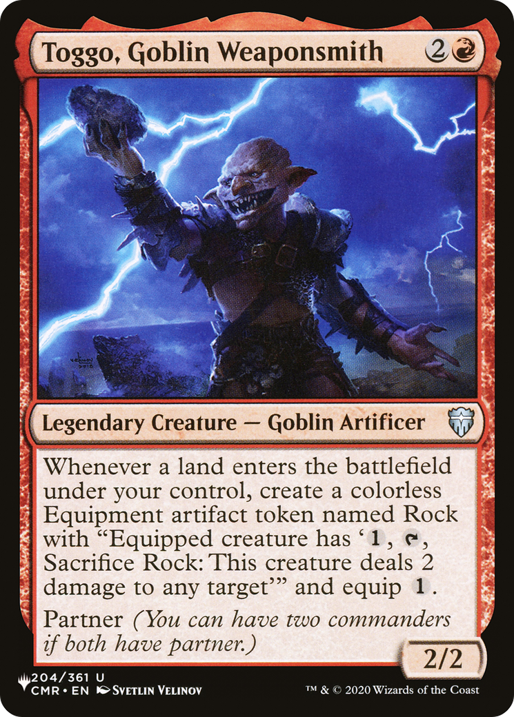 Toggo, Goblin Weaponsmith [The List Reprints] | Gear Gaming Fayetteville