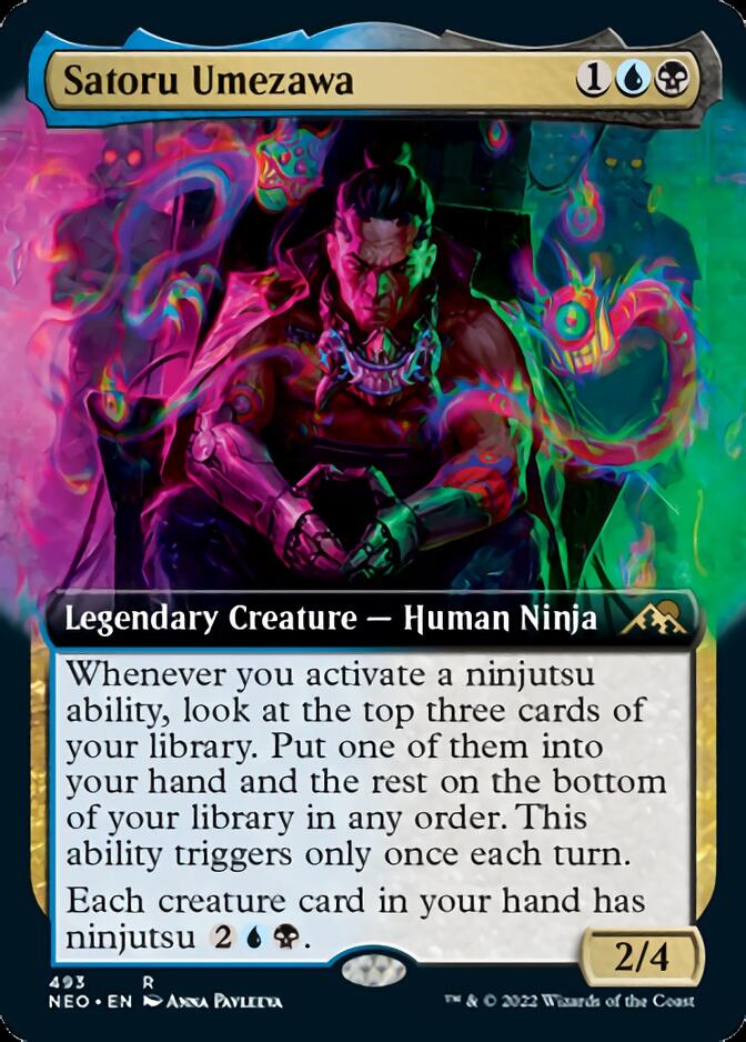Satoru Umezawa (Extended Art) [Kamigawa: Neon Dynasty] | Gear Gaming Fayetteville