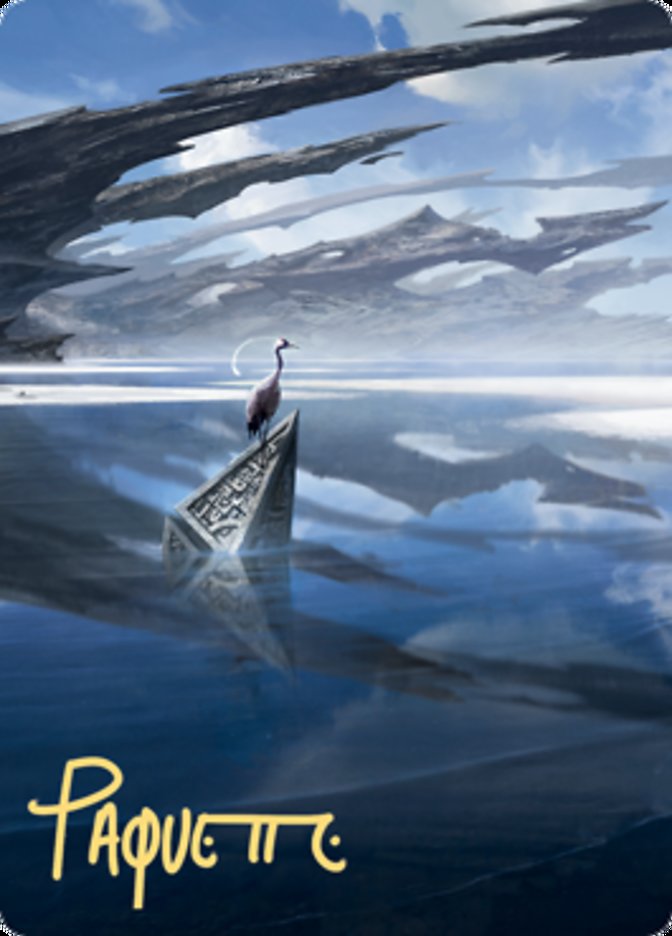 Seachrome Coast Art Card (Gold-Stamped Signature) [Zendikar Rising Art Series] | Gear Gaming Fayetteville