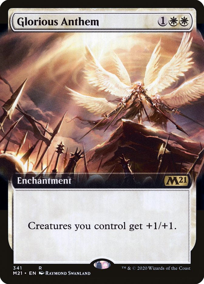 Glorious Anthem (Extended Art) [Core Set 2021] | Gear Gaming Fayetteville