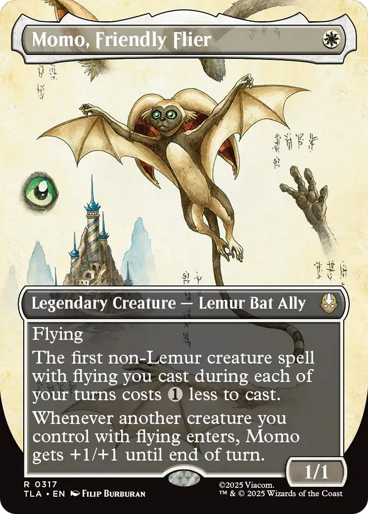 Momo, Friendly Flier (Borderless) [Avatar: The Last Airbender] | Gear Gaming Fayetteville