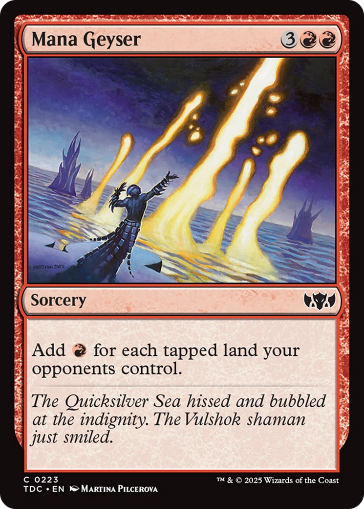 Mana Geyser [Tarkir: Dragonstorm Commander] | Gear Gaming Fayetteville