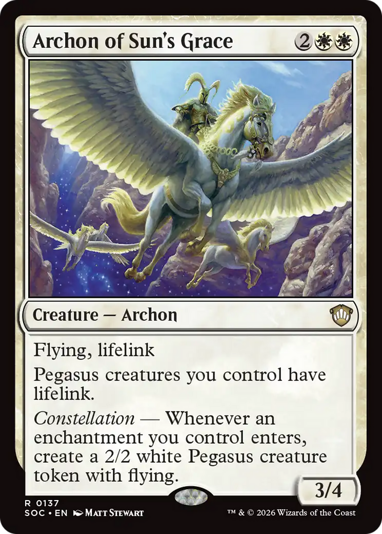 Archon of Sun's Grace [Secrets of Strixhaven Commander] | Gear Gaming Fayetteville