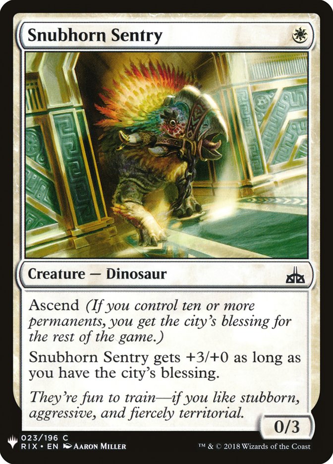 Snubhorn Sentry [Mystery Booster] | Gear Gaming Fayetteville
