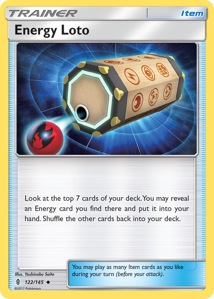 Energy Loto (122/145) [Sun & Moon: Guardians Rising] | Gear Gaming Fayetteville