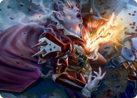 Flame-Blessed Bolt Art Card [Innistrad: Crimson Vow Art Series] | Gear Gaming Fayetteville