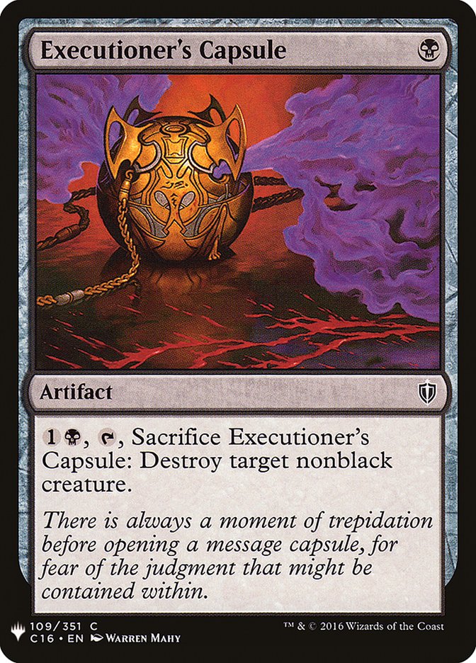 Executioner's Capsule [Mystery Booster] | Gear Gaming Fayetteville