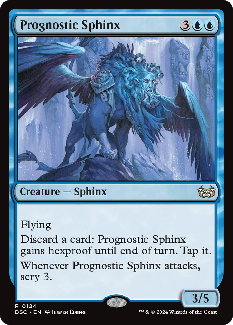 Prognostic Sphinx [Duskmourn: House of Horror Commander] | Gear Gaming Fayetteville