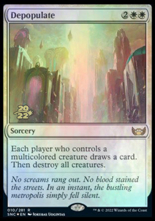 Depopulate [Streets of New Capenna Prerelease Promos] | Gear Gaming Fayetteville