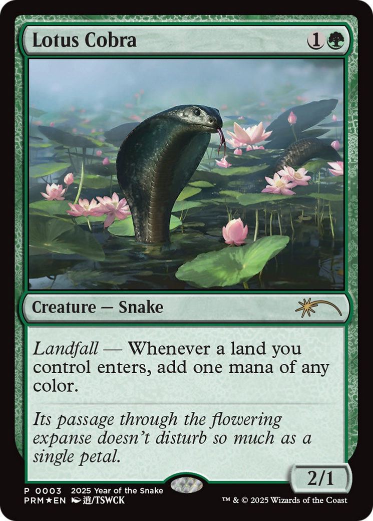 Lotus Cobra (Year of the Snake 2025) [Standard Showdown Promos] | Gear Gaming Fayetteville