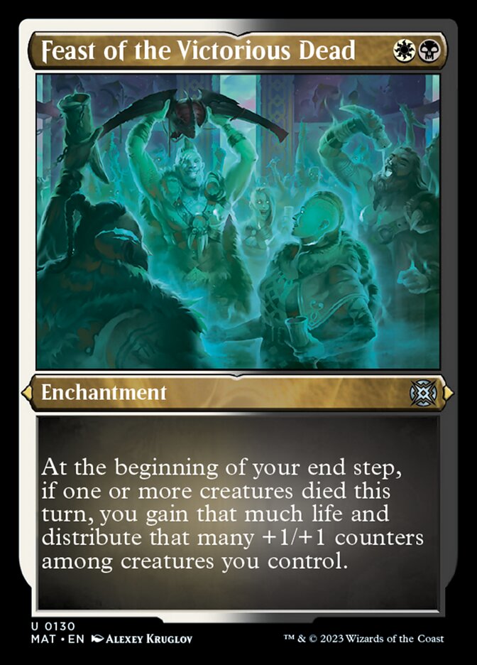 Feast of the Victorious Dead (Foil Etched) [March of the Machine: The Aftermath] | Gear Gaming Fayetteville