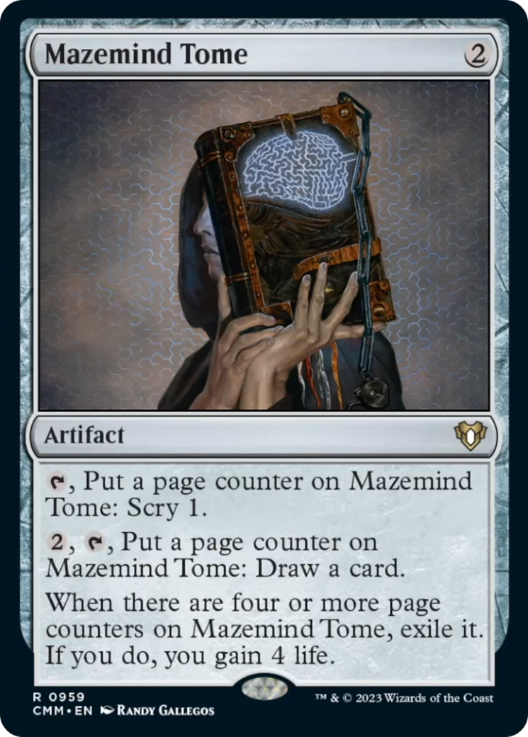 Mazemind Tome [Commander Masters] | Gear Gaming Fayetteville