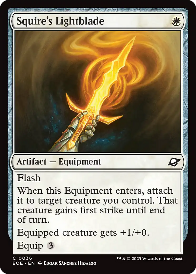 Squire's Lightblade [Edge of Eternities] | Gear Gaming Fayetteville