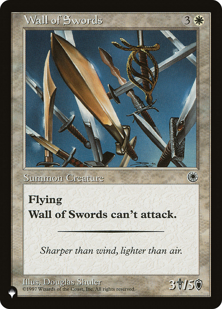 Wall of Swords [The List Reprints] | Gear Gaming Fayetteville