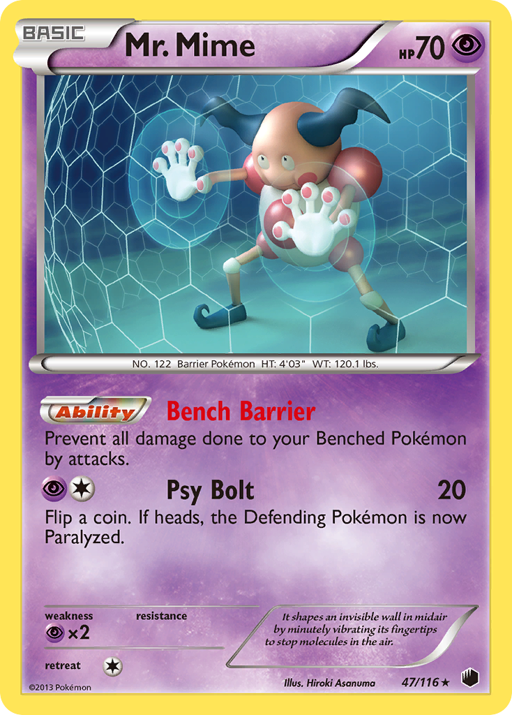 Mr. Mime (47/116) [Black & White: Plasma Freeze] | Gear Gaming Fayetteville