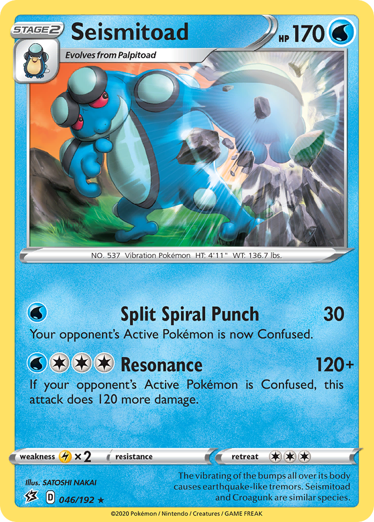 Seismitoad (046/192) [Sword & Shield: Rebel Clash] | Gear Gaming Fayetteville