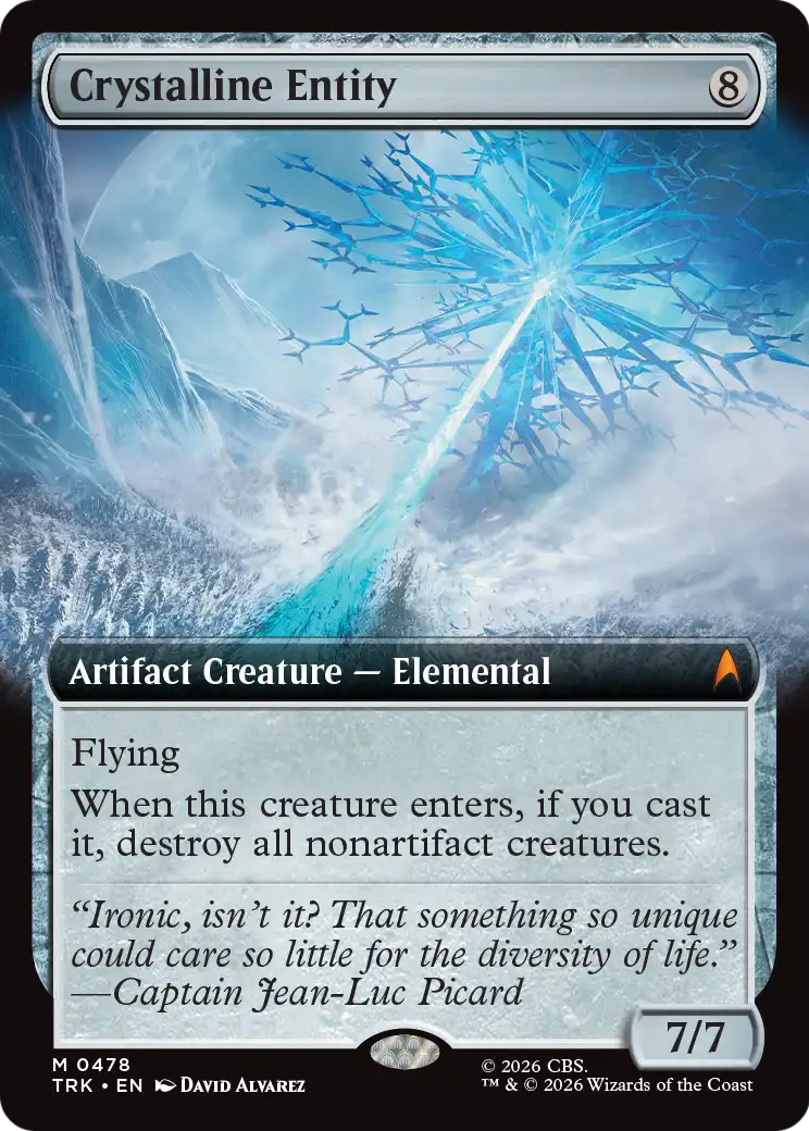 Crystalline Entity (Extended Art) [Star Trek] | Gear Gaming Fayetteville