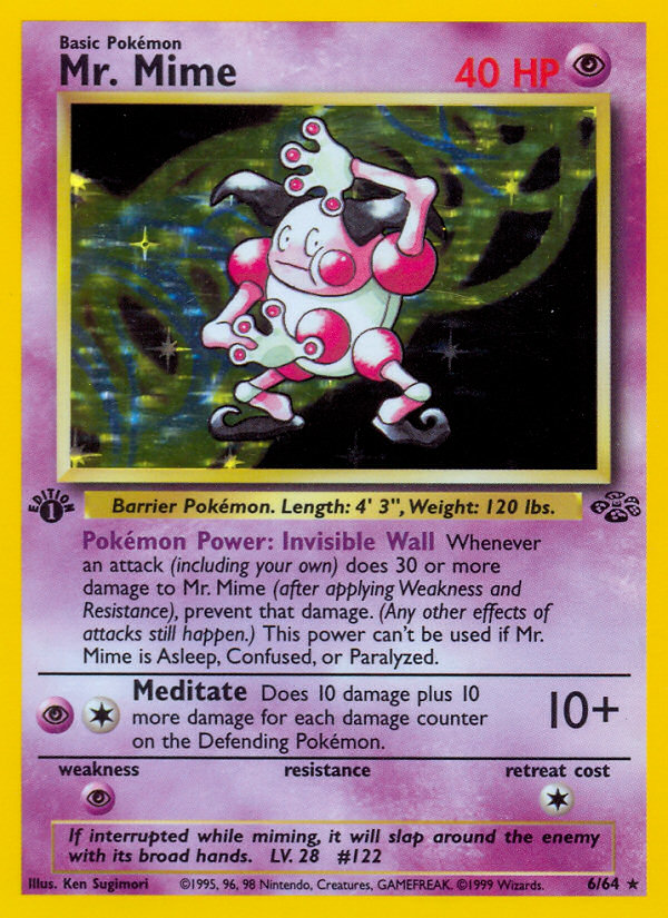 Mr. Mime (6/64) [Jungle 1st Edition] | Gear Gaming Fayetteville