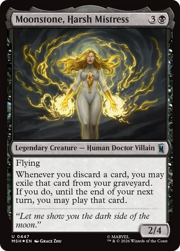 Moonstone, Harsh Mistress (Surge Foil) [Marvel Super Heroes] | Gear Gaming Fayetteville