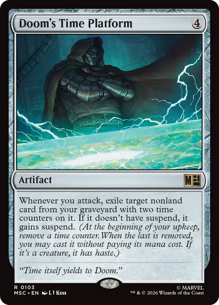 Doom's Time Platform (Surge Foil) [Marvel Super Heroes Commander] | Gear Gaming Fayetteville