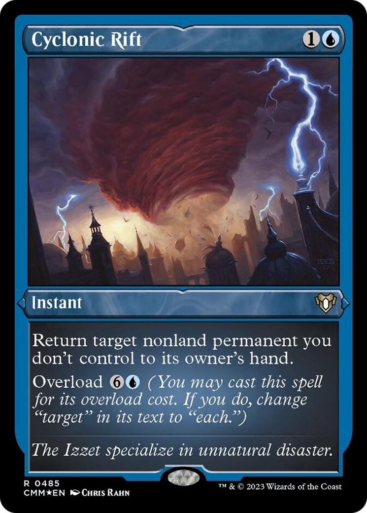Cyclonic Rift (Foil Etched) [Commander Masters] | Gear Gaming Fayetteville