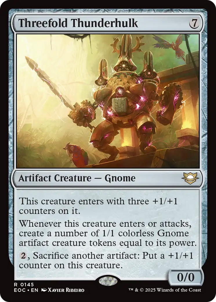 Threefold Thunderhulk [Edge of Eternities Commander] | Gear Gaming Fayetteville