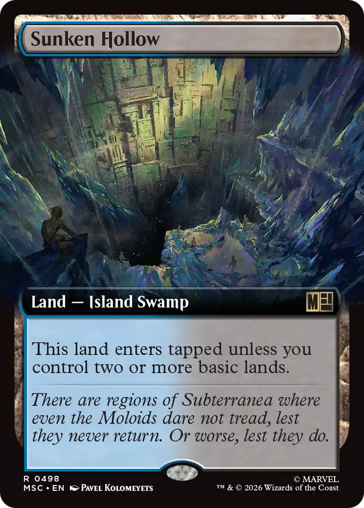 Sunken Hollow (Extended Art) [Marvel Super Heroes Commander] | Gear Gaming Fayetteville