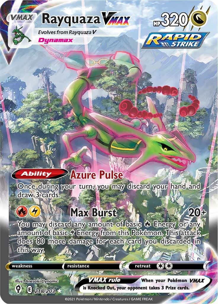 Rayquaza VMAX (218/203) [Sword & Shield: Evolving Skies] | Gear Gaming Fayetteville