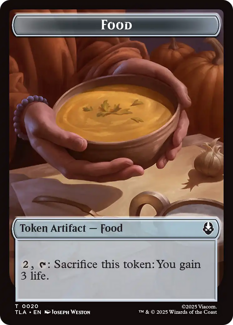 Food (0020) // Ally (0007) Double-Sided Token [Avatar: The Last Airbender Tokens] | Gear Gaming Fayetteville