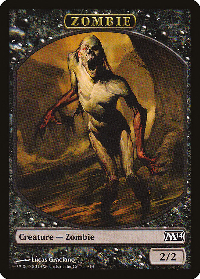Zombie Token [Magic 2014 Tokens] | Gear Gaming Fayetteville