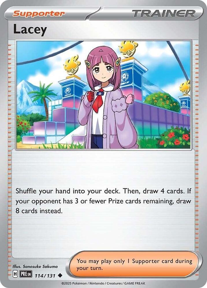 Lacey (114/131) [Scarlet & Violet: Prismatic Evolutions] | Gear Gaming Fayetteville