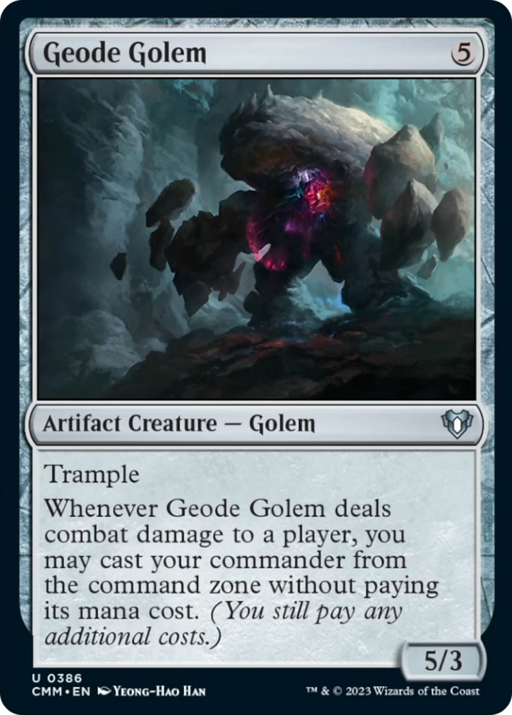 Geode Golem [Commander Masters] | Gear Gaming Fayetteville