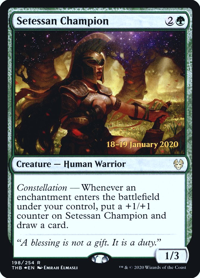 Setessan Champion [Theros Beyond Death Prerelease Promos] | Gear Gaming Fayetteville