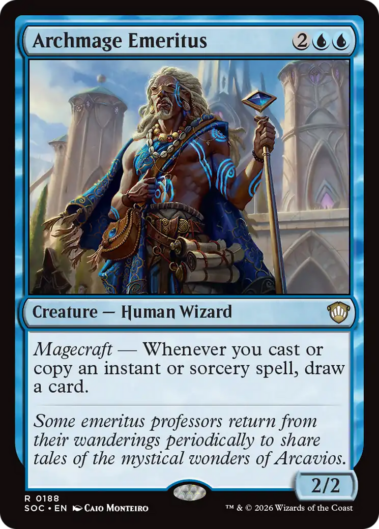 Archmage Emeritus [Secrets of Strixhaven Commander] | Gear Gaming Fayetteville