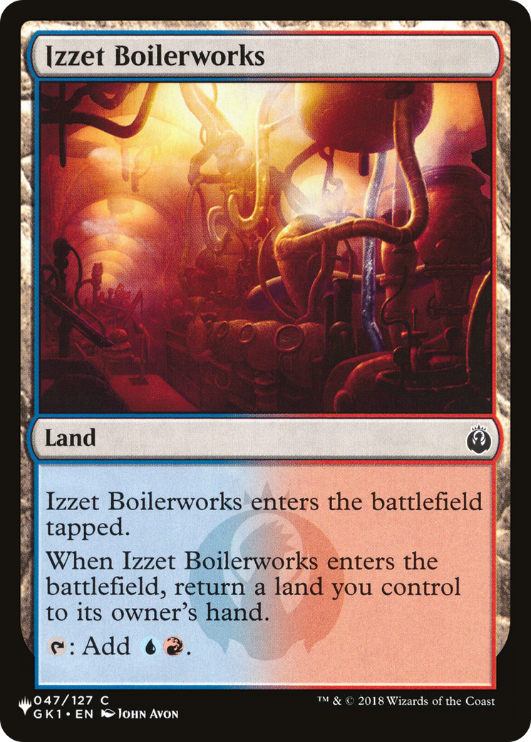 Izzet Boilerworks (GK1) [The List Reprints] | Gear Gaming Fayetteville