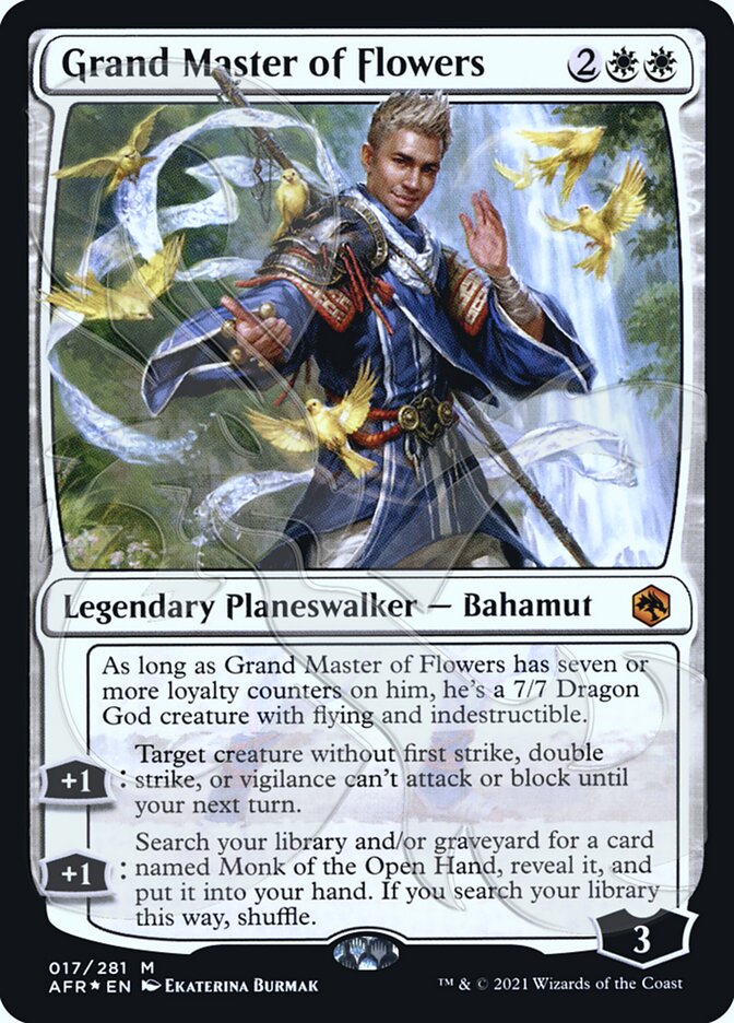 Grand Master of Flowers (Ampersand Promo) [Dungeons & Dragons: Adventures in the Forgotten Realms Promos] | Gear Gaming Fayetteville