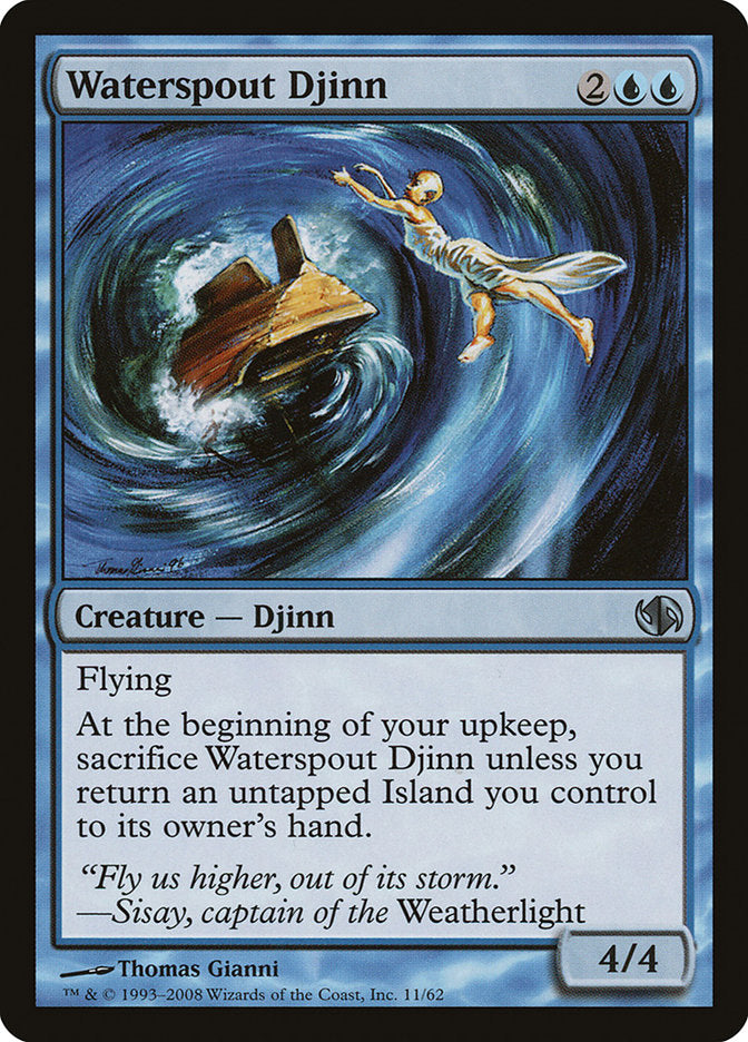 Waterspout Djinn [Duel Decks: Jace vs. Chandra] | Gear Gaming Fayetteville