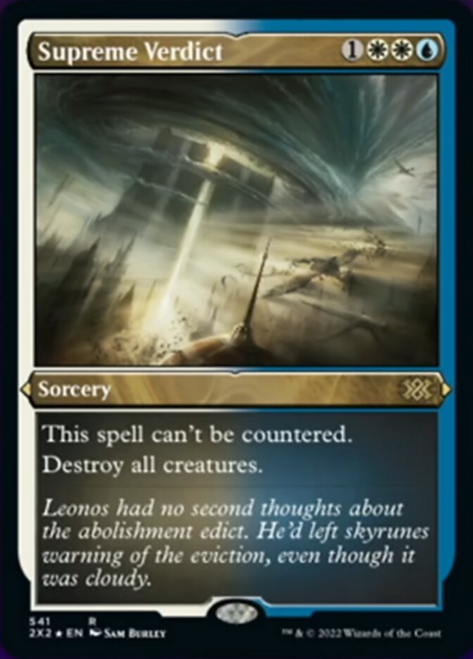 Supreme Verdict (Foil Etched) [Double Masters 2022] | Gear Gaming Fayetteville