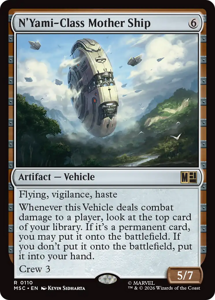 N'Yami-Class Mother Ship (Surge Foil) [Marvel Super Heroes Commander] | Gear Gaming Fayetteville