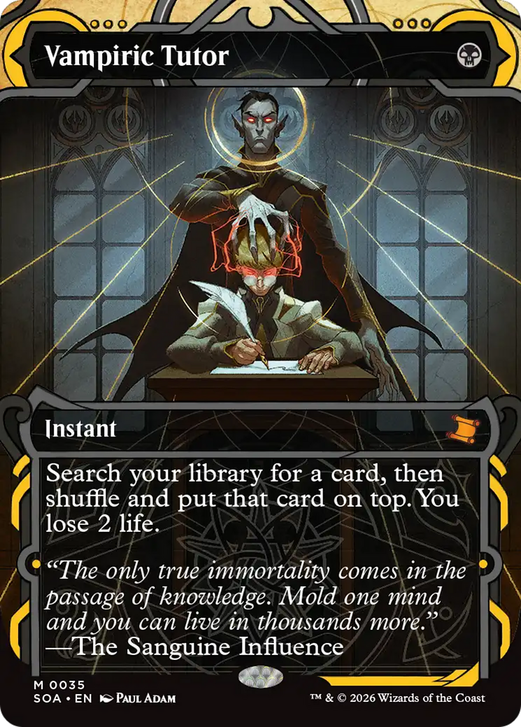 Vampiric Tutor [Secrets of Strixhaven: Mystical Archive] | Gear Gaming Fayetteville