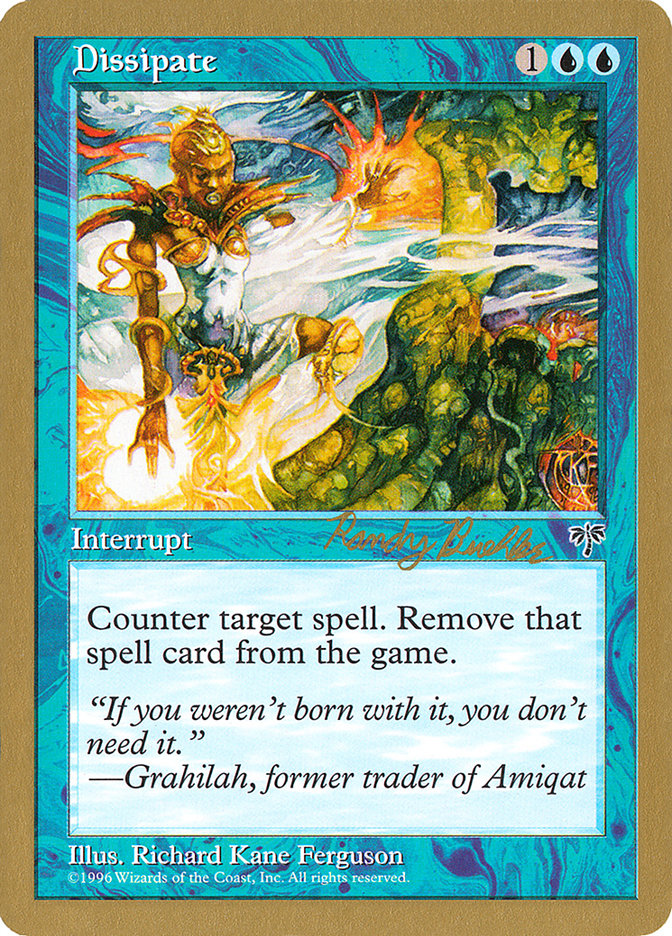 Dissipate (Randy Buehler) [World Championship Decks 1998] | Gear Gaming Fayetteville