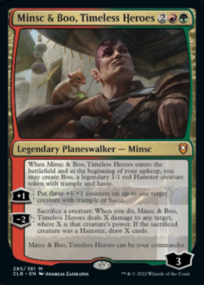 Minsc & Boo, Timeless Heroes [Commander Legends: Battle for Baldur's Gate] | Gear Gaming Fayetteville