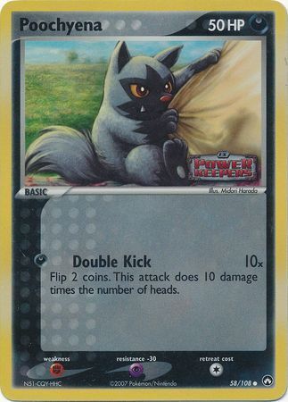 Poochyena (58/108) (Stamped) [EX: Power Keepers] | Gear Gaming Fayetteville