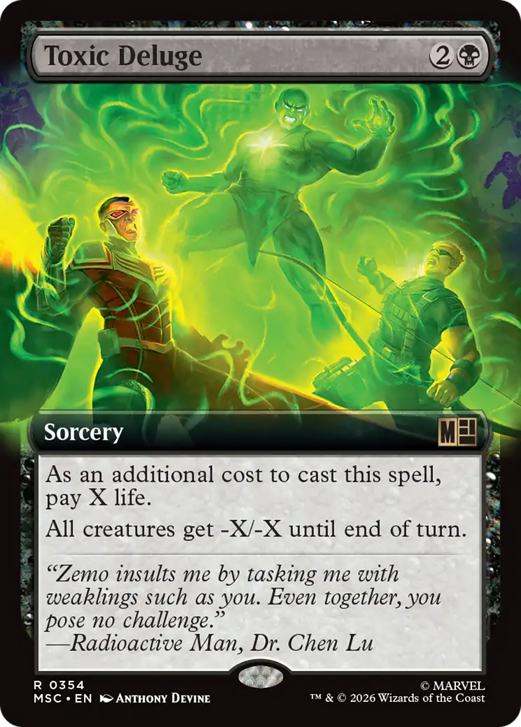 Toxic Deluge (Extended Art) [Marvel Super Heroes Commander] | Gear Gaming Fayetteville