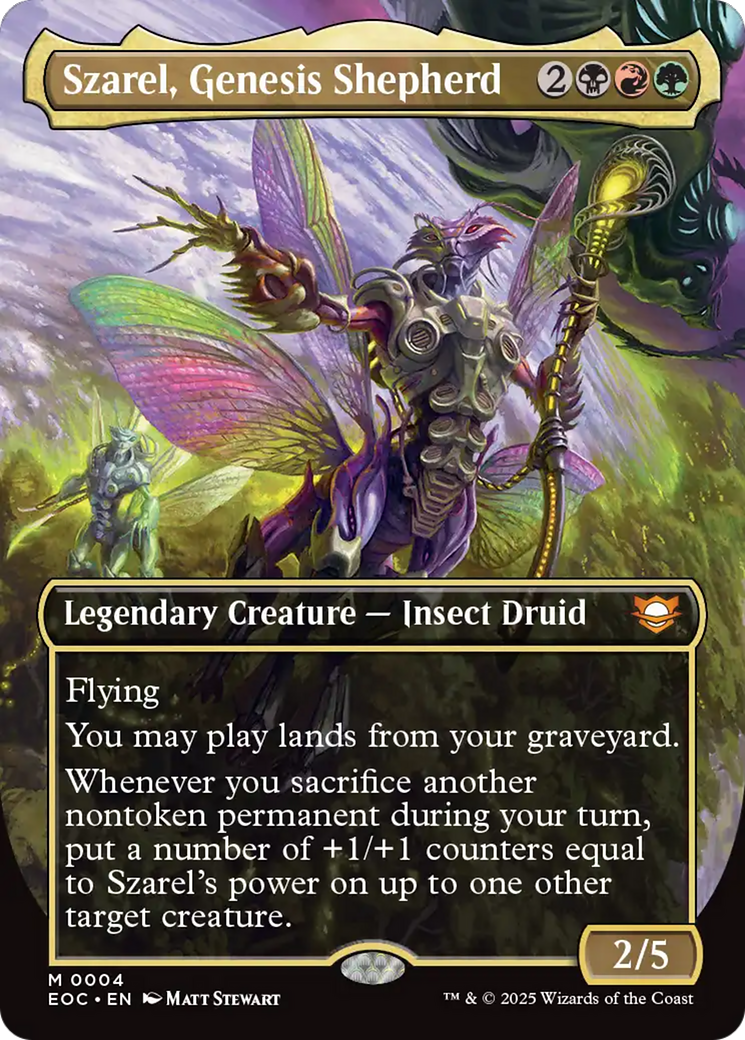 Szarel, Genesis Shepherd (Borderless) [Edge of Eternities Commander] | Gear Gaming Fayetteville